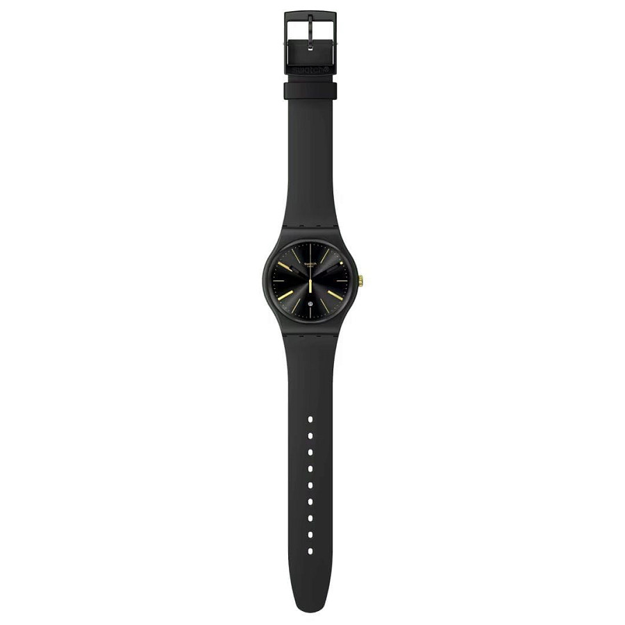 Часы Swatch New Gent Biosourced SO29B403 — кварцевые, пластик