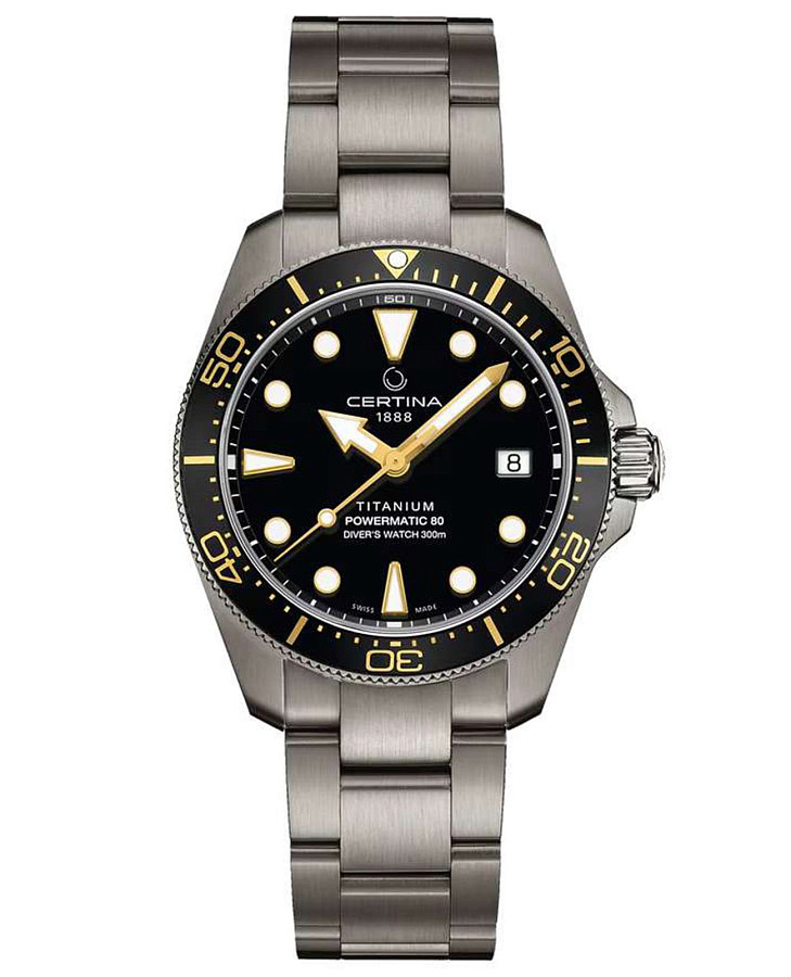 Часы Certina DS Action Diver C048.807.44.051.00 — мужские, черный