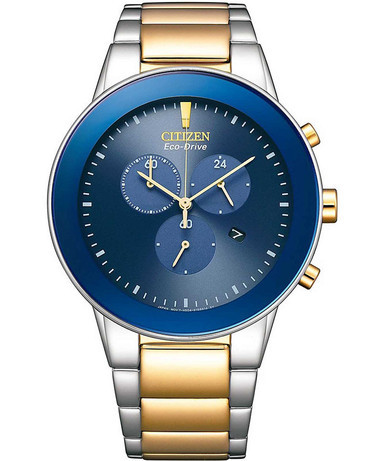 Часы Citizen Eco-Drive AT2244-84L — мужские, синий