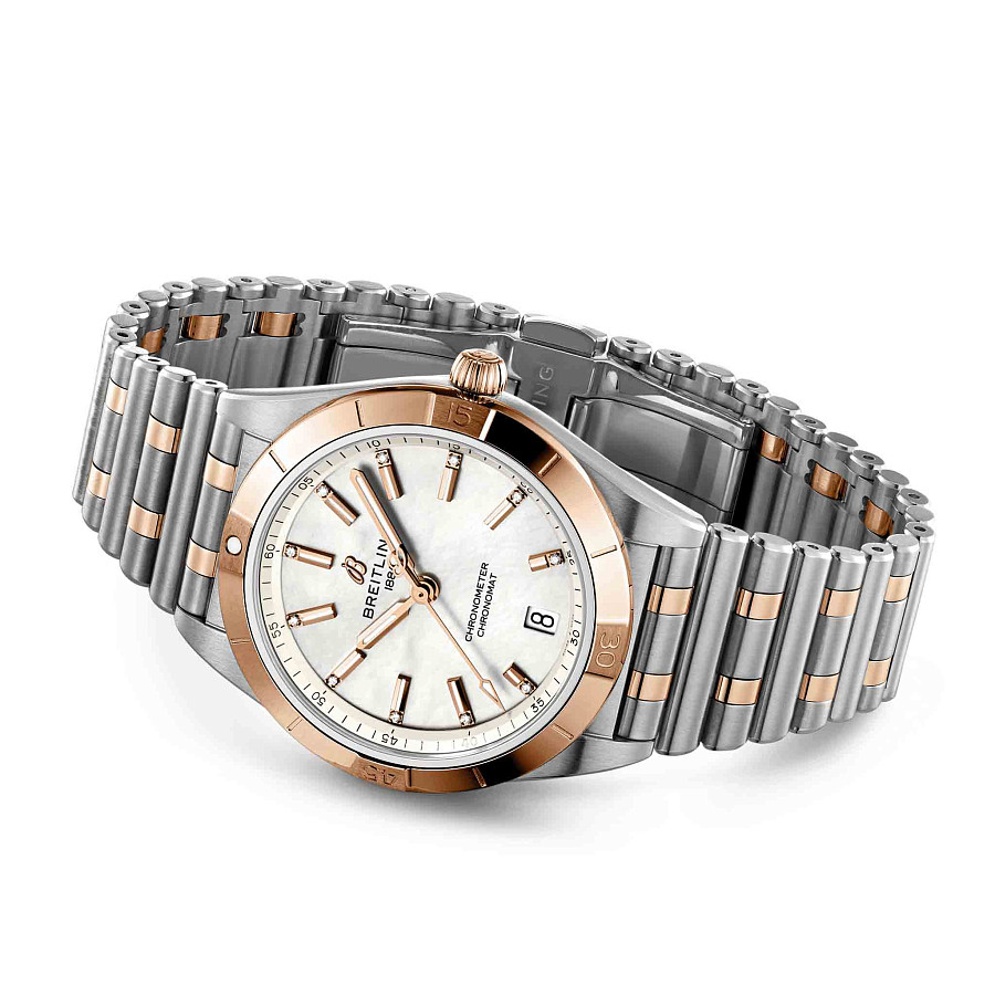 Часы Breitling Chronomat Automatic 36 U10380101A2U1 — сталь + золото, женские