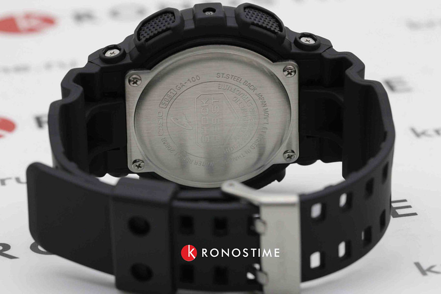 Часы Casio G-Shock GA-100-1A1DR (GA-100-1A1) — черный, пластик