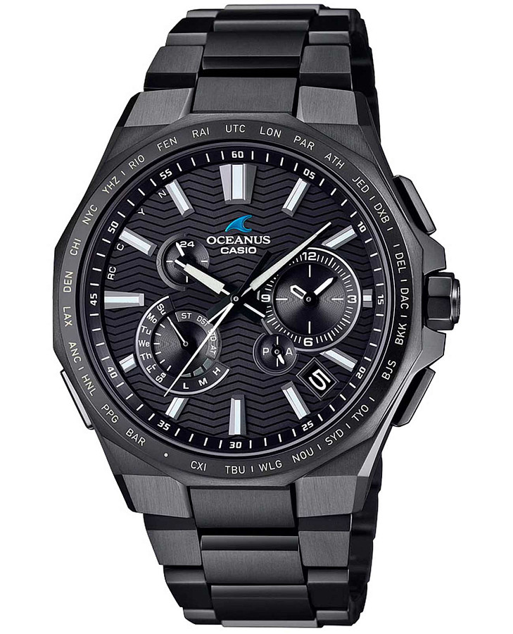 Часы Casio Oceanus OCW-T6000B-1A — мужские, черный