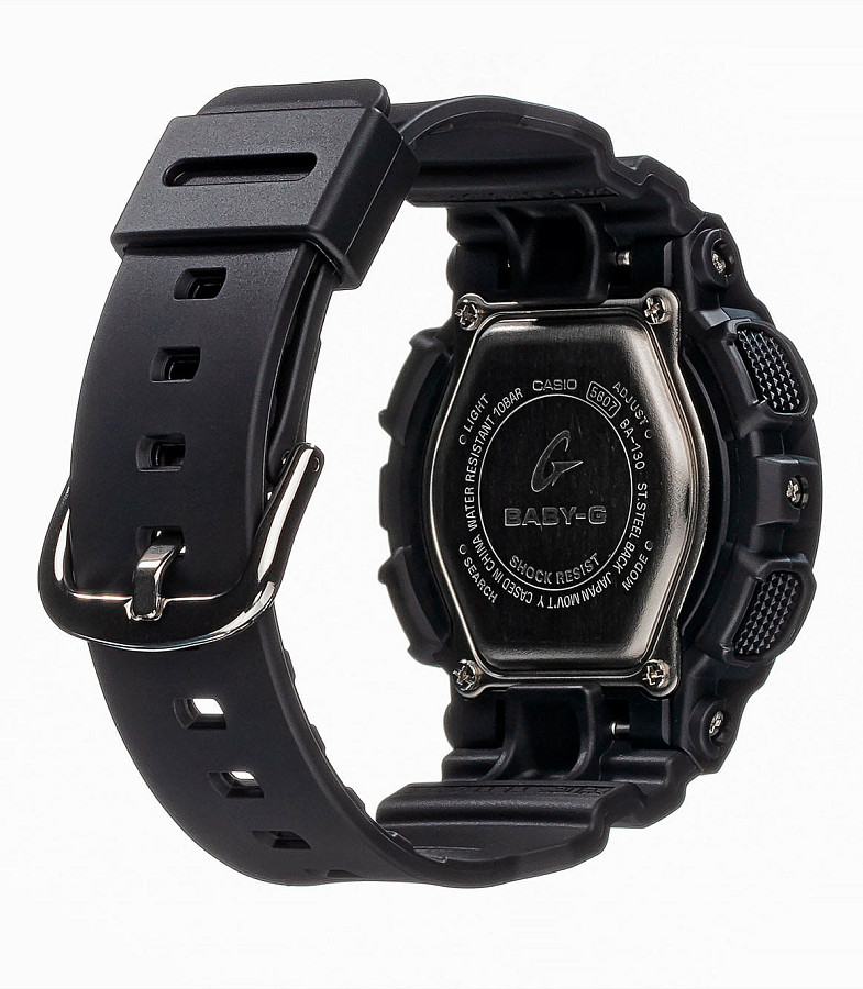 Часы Casio Baby-G BA-130-1A — женские, черный