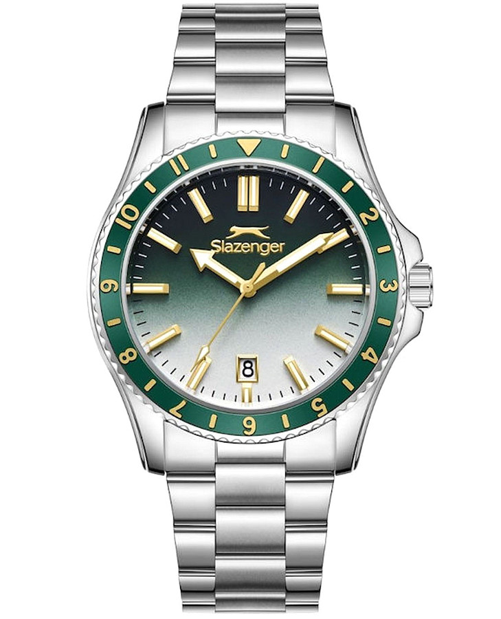 Часы Slazenger SL.09.2532.1.05 — мужские, зеленый