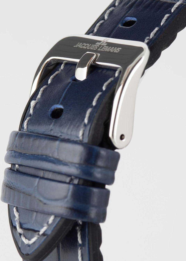 Часы Jacques Lemans Liverpool Diver 1-2206D — кожа + силикон, мужские