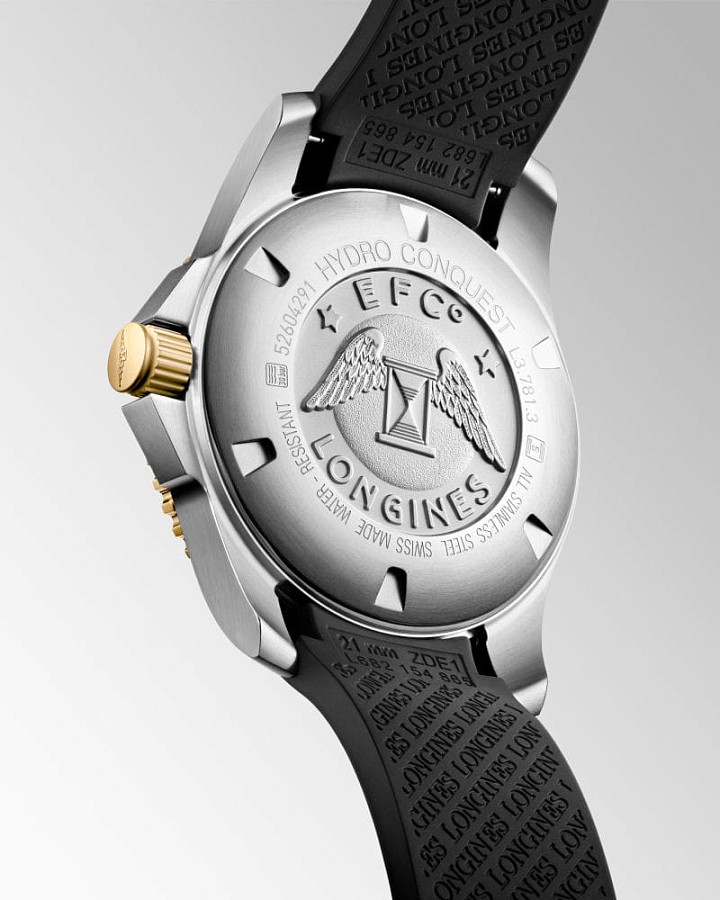 Часы Longines HydroConquest L3.781.3.56.9 — металл сталь, Швейцария