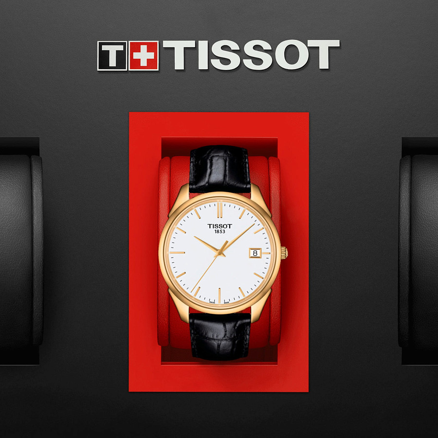 Часы Tissot Vintage 18K Gold T920.410.16.011.00 — кварцевые, золото металл