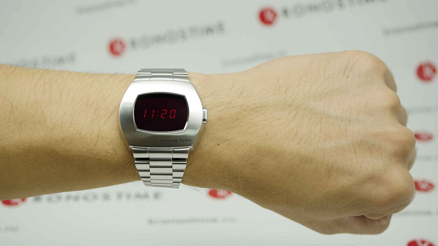 Часы Hamilton American Classic PSR Digital Quartz H52414130 — красный, кварцевые