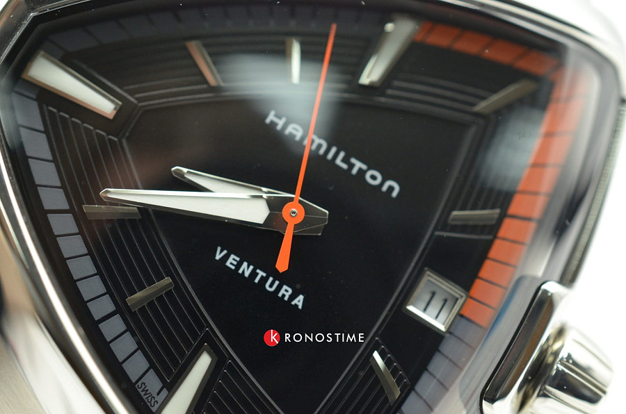 Часы Hamilton Ventura Elvis80 Quartz H24551131 — сталь, Швейцария