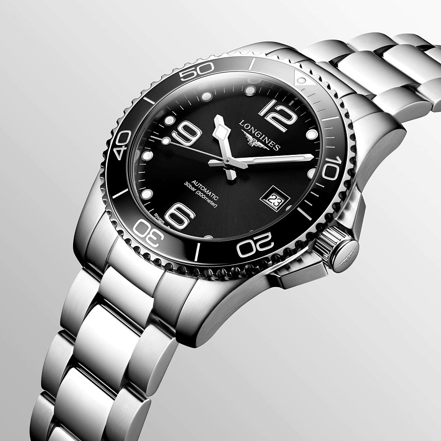 Часы Longines HydroConquest L3.781.4.56.6 — мужские, серебристый