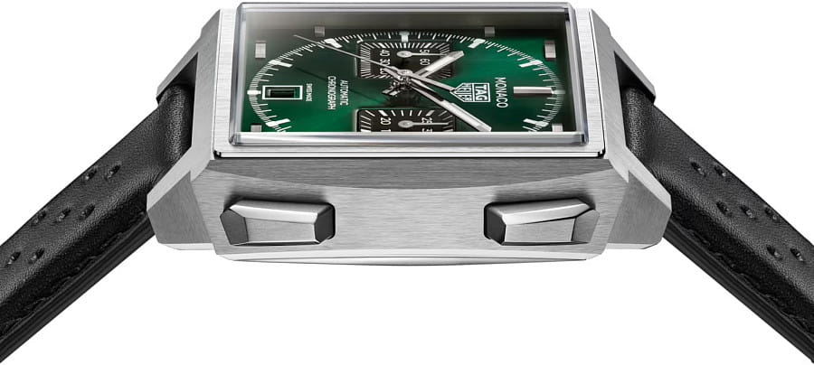 Часы TAG Heuer Monaco Chronograph CDW2180.FC8360 — кожаный, мужские