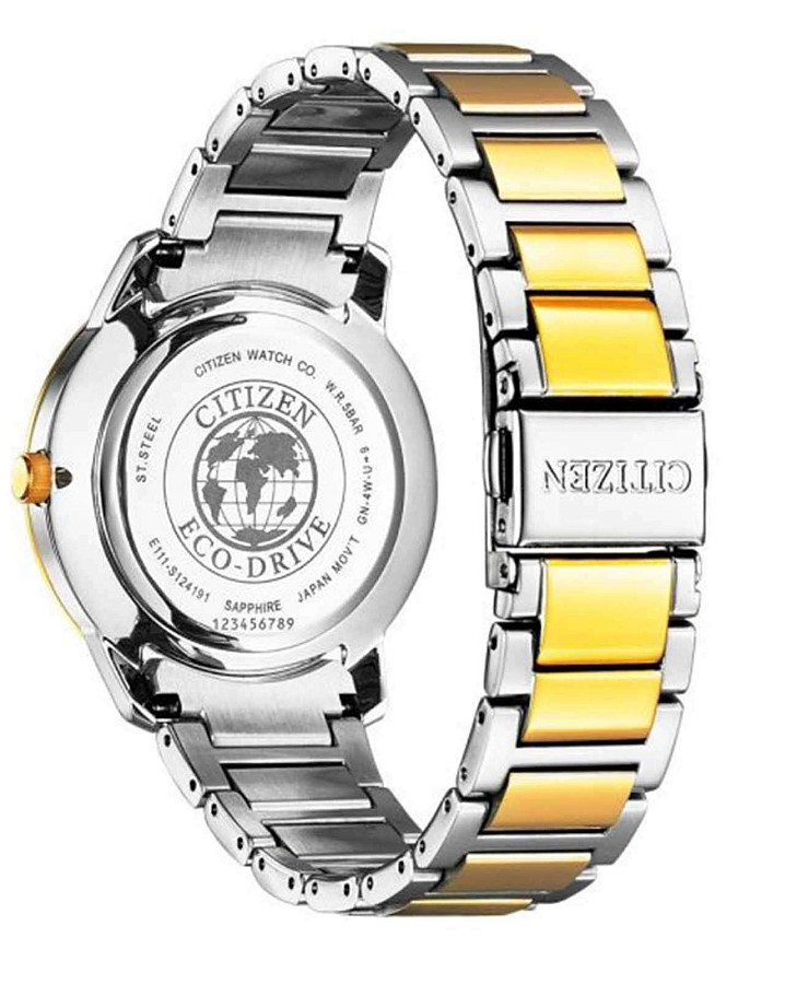 Часы Citizen Eco-Drive BM7524-87Y — кварцевые, металл сталь