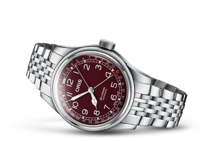 Часы Oris Big Crown Pointer Date 01 754 7741 4068-07 8 20 22 — механические, сталь