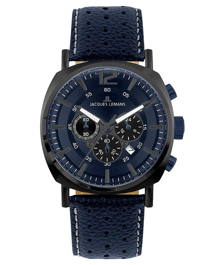 Часы Jacques Lemans Lugano 1-1645R — мужские, синий