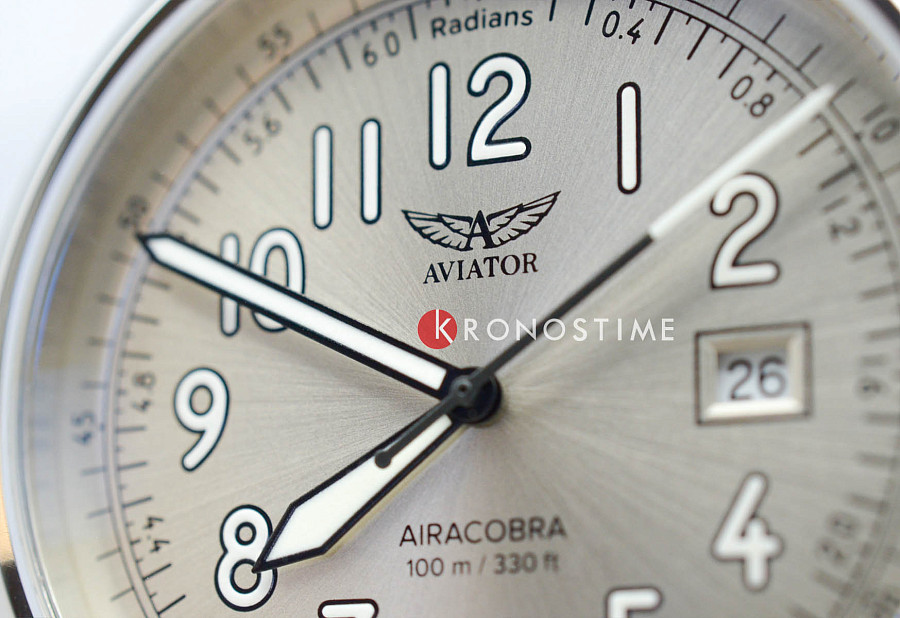 Часы Aviator Airacobra V.1.38.0.327.4 — кожаный, мужские