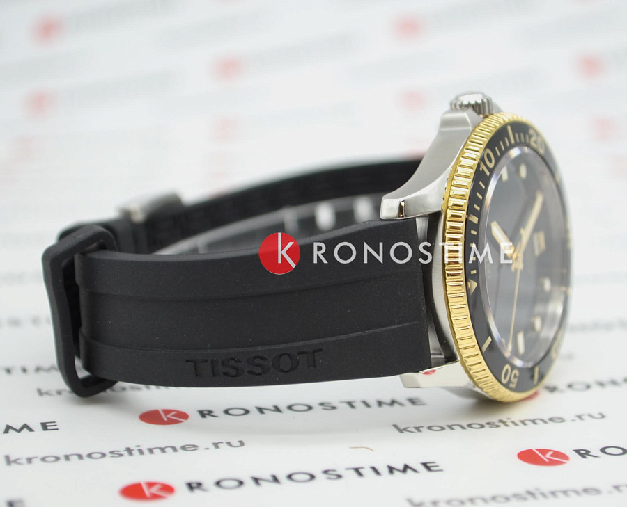 Часы Tissot Seastar 1000 T120.410.27.051.00 — черный, металл сталь