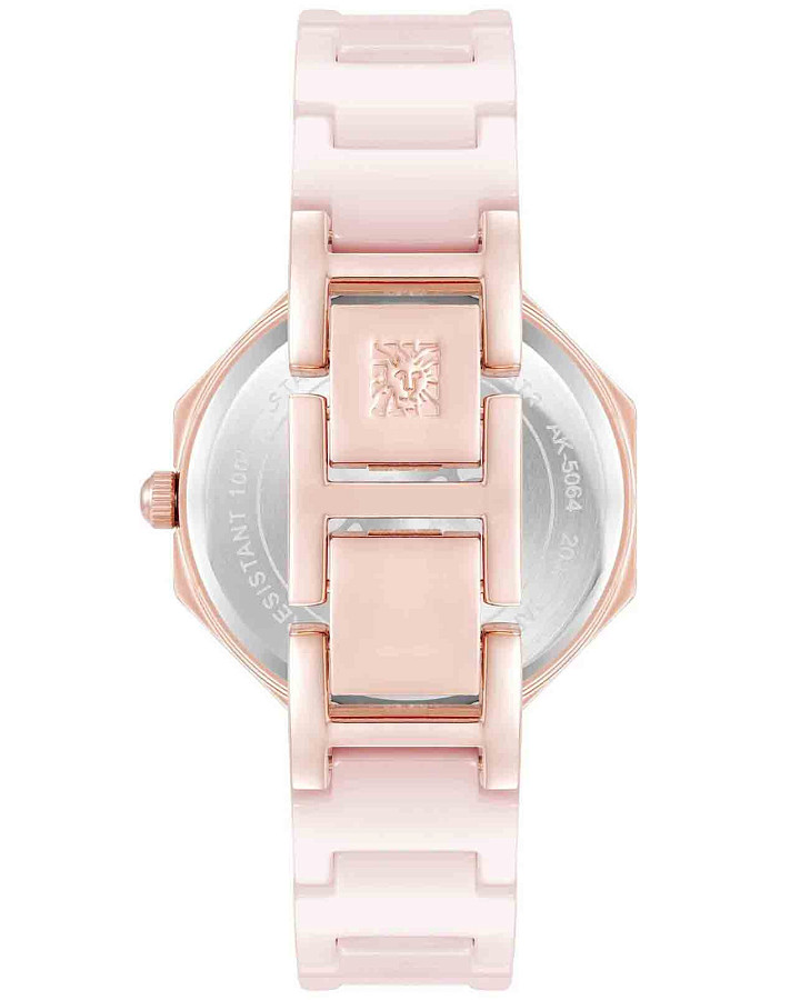 Часы Anne Klein Ceramics 5064RGBH — кварцевые, сталь металл