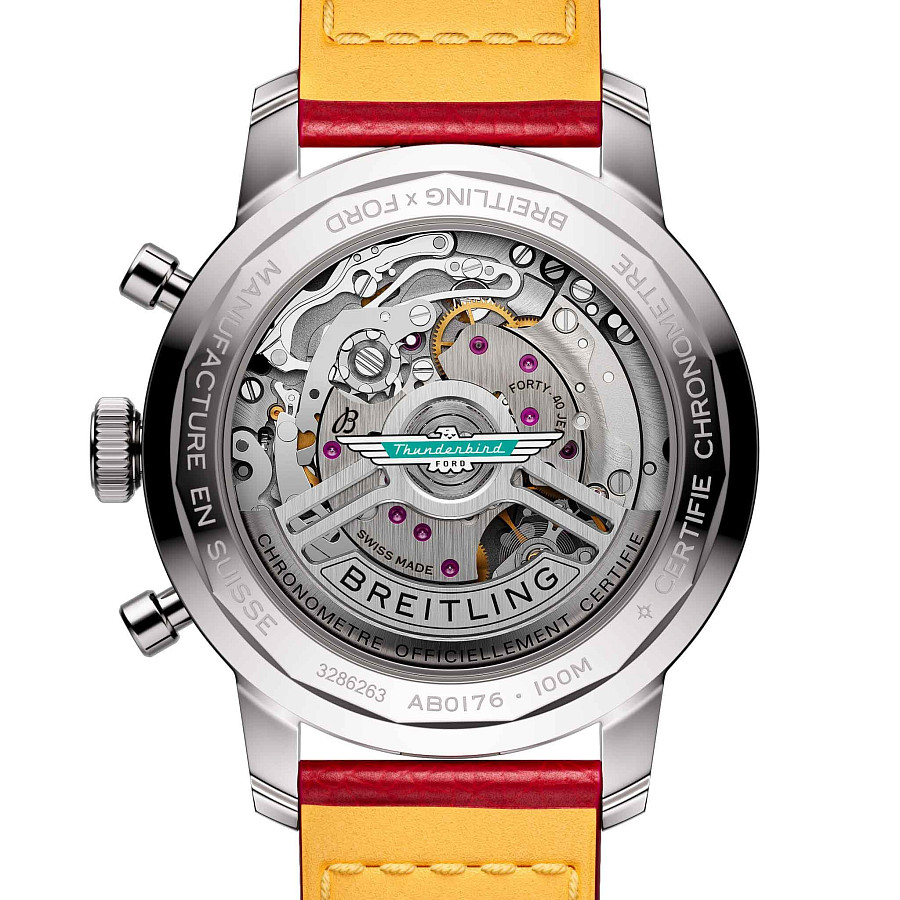 Часы Breitling Top Time B01 Ford Thunderbird AB01766A1A1X1 — механические, металл сталь