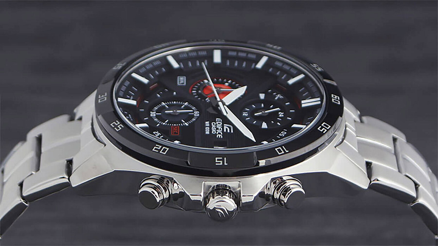 Часы Casio Edifice EFR-556DB-1A — металл сталь