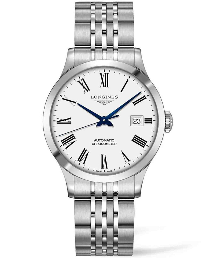 Часы Longines Record Collection L2.820.4.11.6 — мужские, серебристый