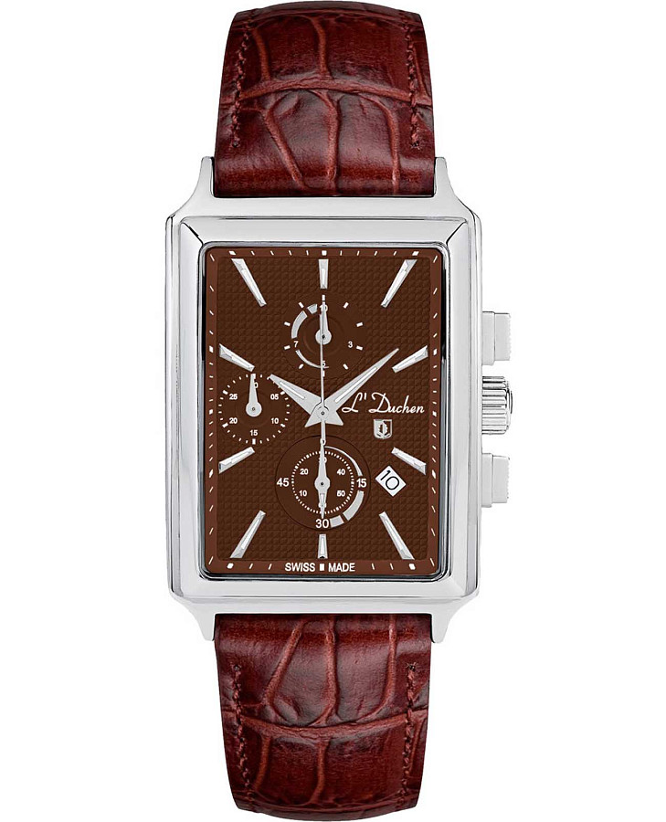 Часы L'Duchen Adventure Chrono D 612.12.38 — мужские, коричневый