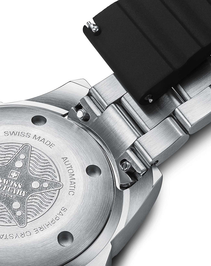 Часы Swiss Military by Chrono SMA34092.01 — черный, сталь металл