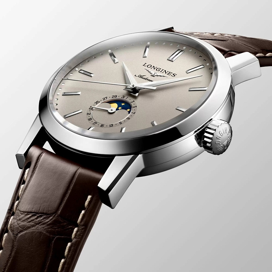 Часы Longines 1832 L4.826.4.92.2 — кожаный, мужские