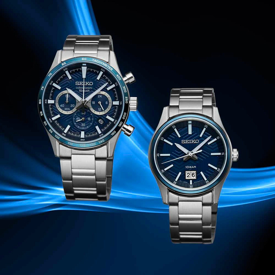 Часы Seiko Discover More SSB445P1 — мужские, серебристый