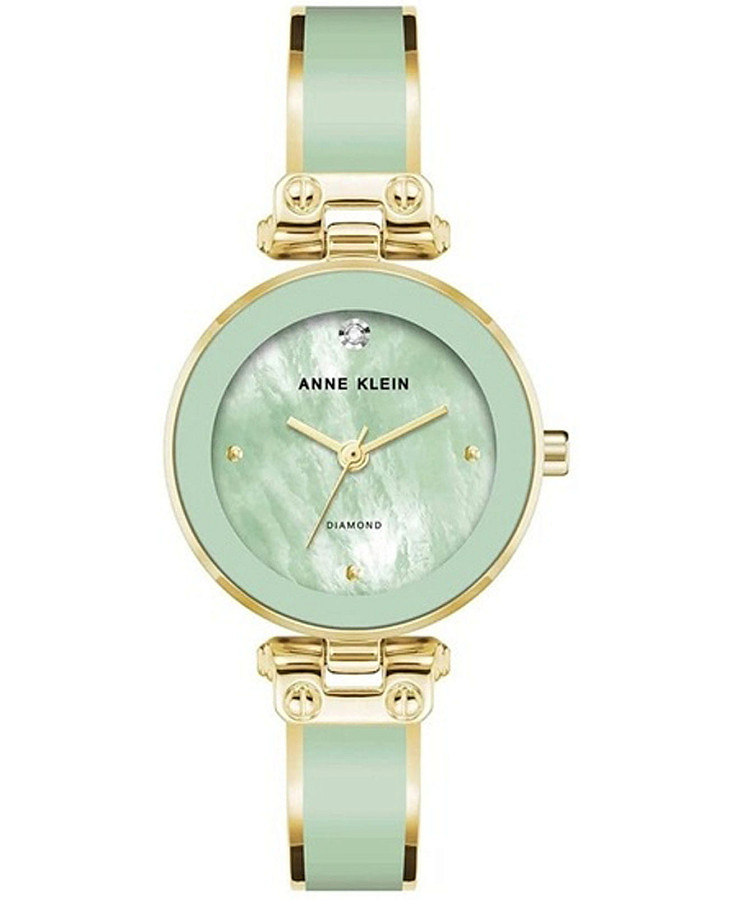 Часы Anne Klein Diamond 1980MIGB — женские, зеленый