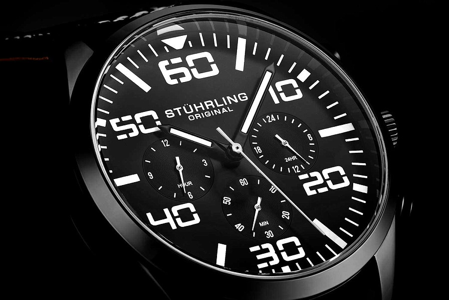 Часы Stuhrling Aviator 4001.6 — США, кварцевые