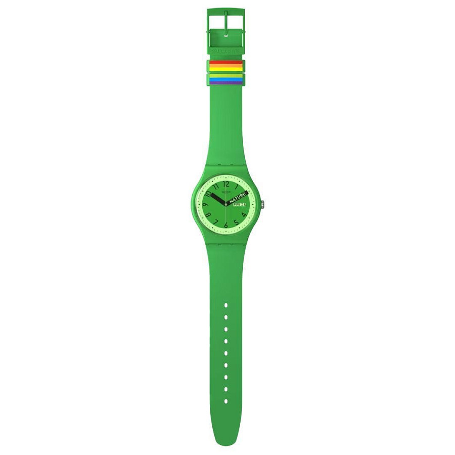 Часы Swatch New Gent Biosourced SO29G704 — кварцевые, пластик