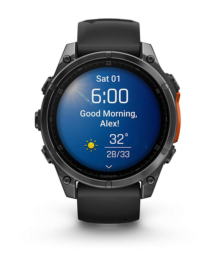 Часы Garmin Fenix 8 010-02904-00 — металл сталь пластик, силикон