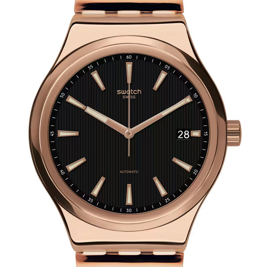 Часы Swatch Irony Sistem51 YIG400G — механические, металл сталь