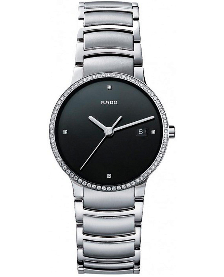 Часы Rado Centrix Diamonds R30630713 — мужские, черный