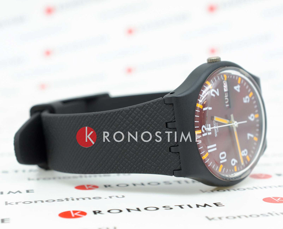 Часы Swatch Gent Biosourced Standard SO28B704 — биоматериал, женские