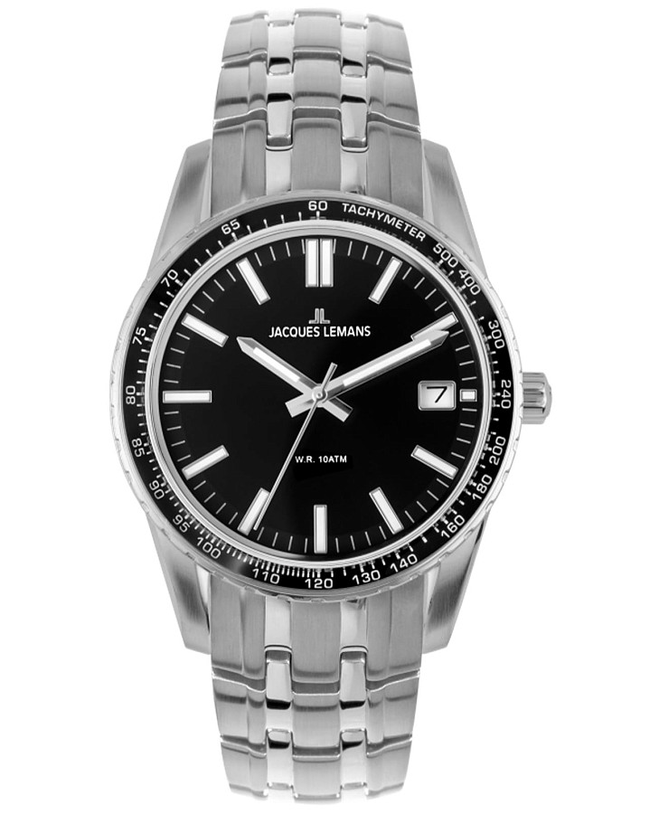 Часы Jacques Lemans 1-2022G — мужские, черный