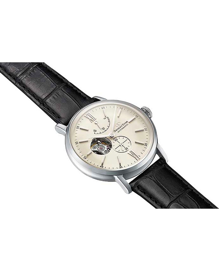 Часы Orient Star RE-AV0002S (RK-AV0002S) — металл сталь, кожаный
