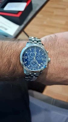 Фото покупателя: Швейцарские наручные часы Tissot PRC 200 Chronograph T114.417.11.047.00 с хронографом