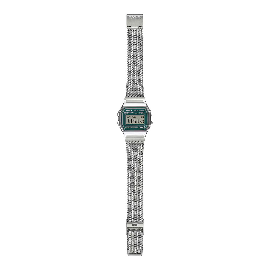 Часы Casio Vintage A-158WEM-3 — пластик, Япония