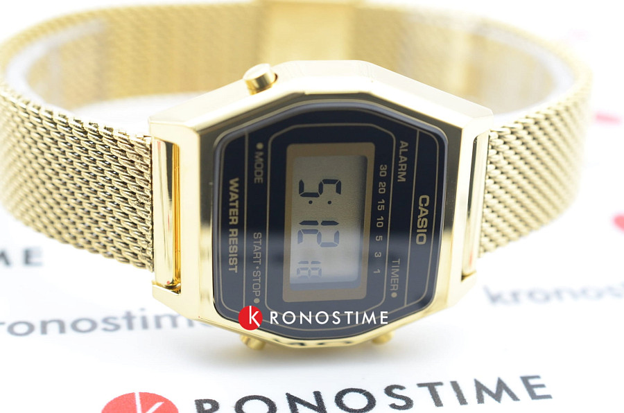 Часы Casio Collection LA690WEMY-1EF — 18-каратное желтое золото, женские