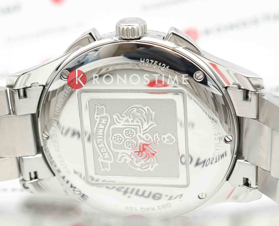 Часы Hamilton Jazzmaster Seaview Chrono Quartz H37512131 — нержавеющая сталь, мужские