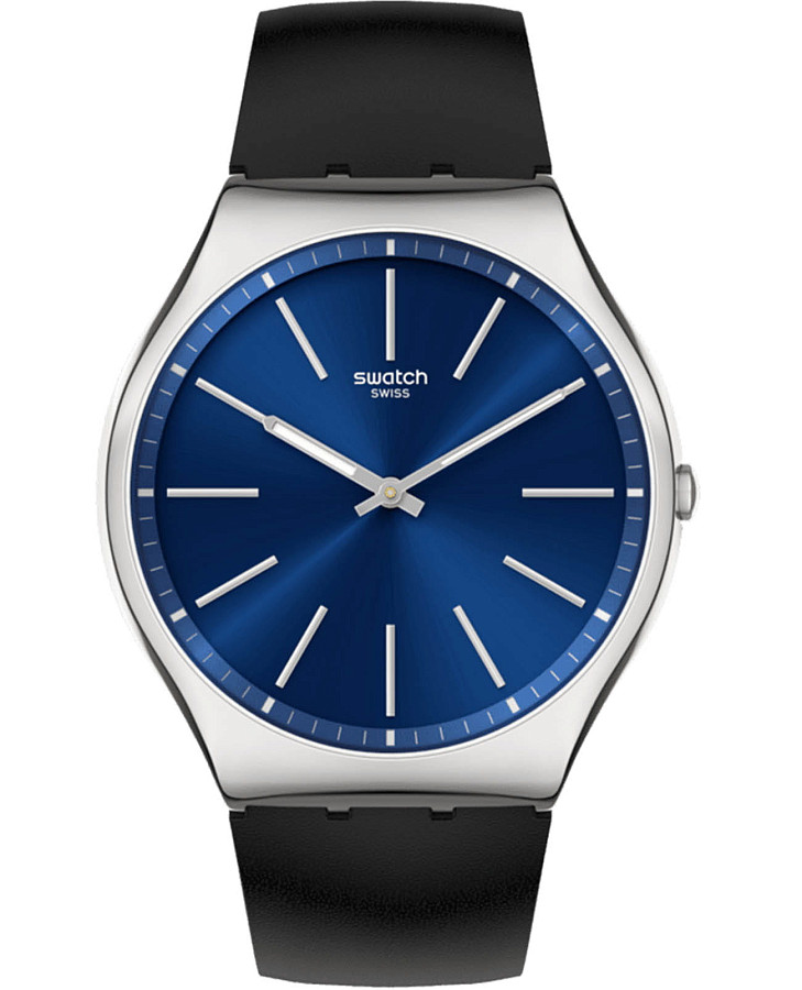 Часы Swatch Skin Irony 42 SS07S125 — мужские, синий