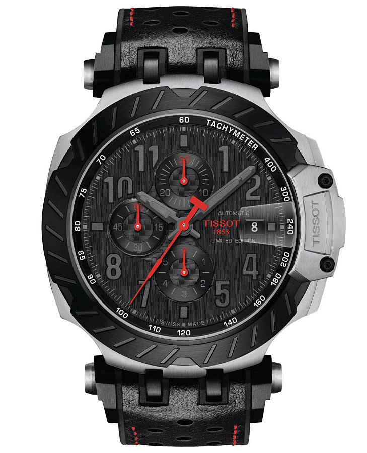 Часы Tissot T-Race MotoGP Automatic Chronograph 2022 Limited Edition T115.427.27.057.01 — мужские, черный