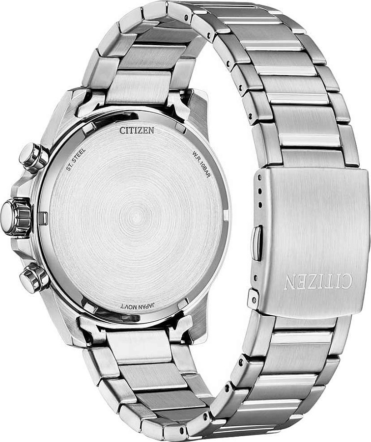 Часы Citizen Chronograph AN3690-56A — кварцевые, сталь металл