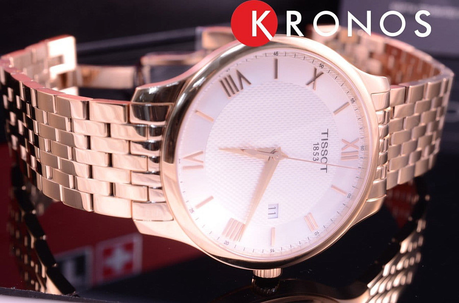 Часы Tissot Tradition T063.610.33.038.00 — сталь c pvd покрытием, мужские