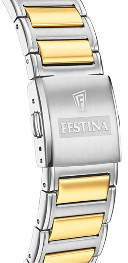 Часы Festina On The Square F20637/4 — мужские, сталь c pvd покрытием
