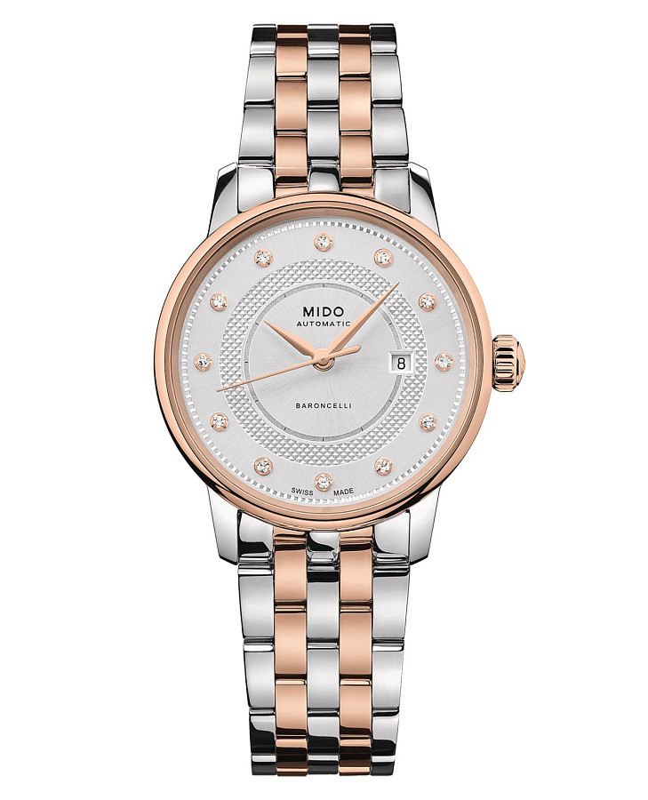 Часы Mido Baroncelli Signature M037.207.22.036.01 — женские, белый