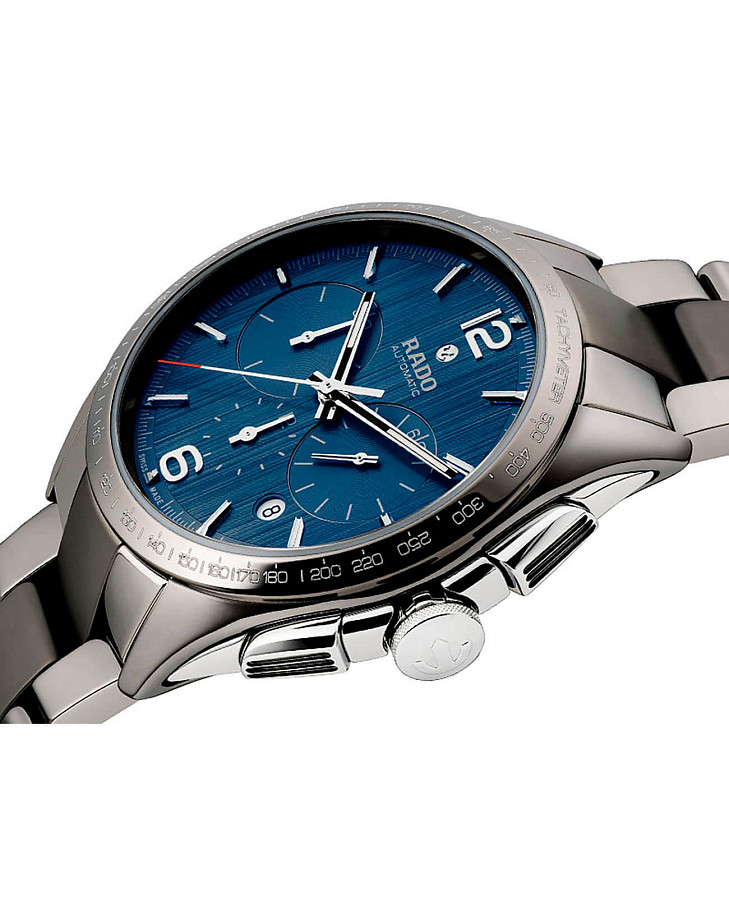 Часы Rado Hyperchrome Automatic Chronograph R32120202 — механические, сталь керамика металл