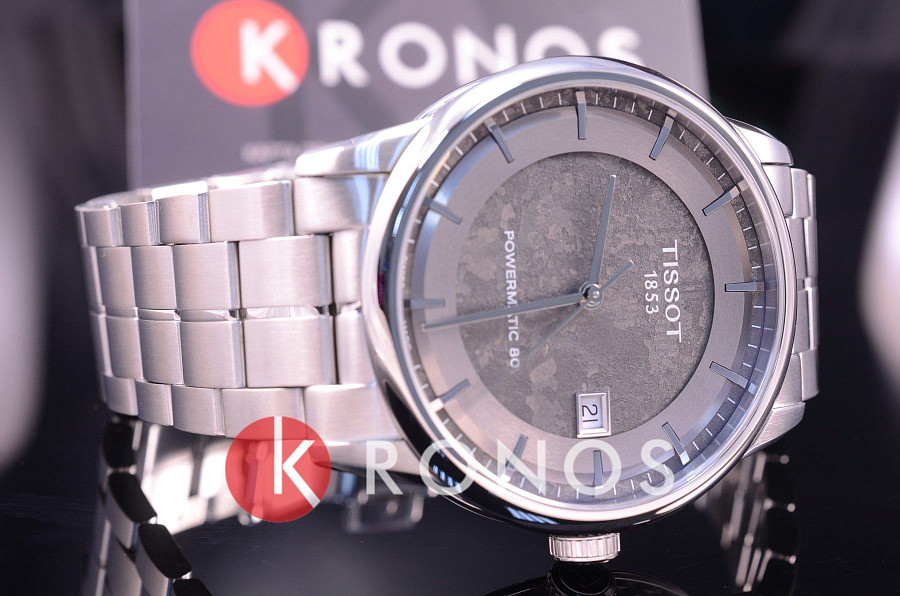 Часы Tissot Luxury Powermatic 80 T086.407.11.061.10 — мужские, нержавеющая сталь