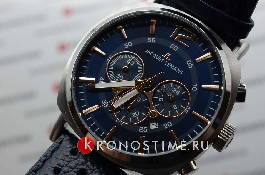 Часы Jacques Lemans 1-1645i — кварцевые, сталь металл